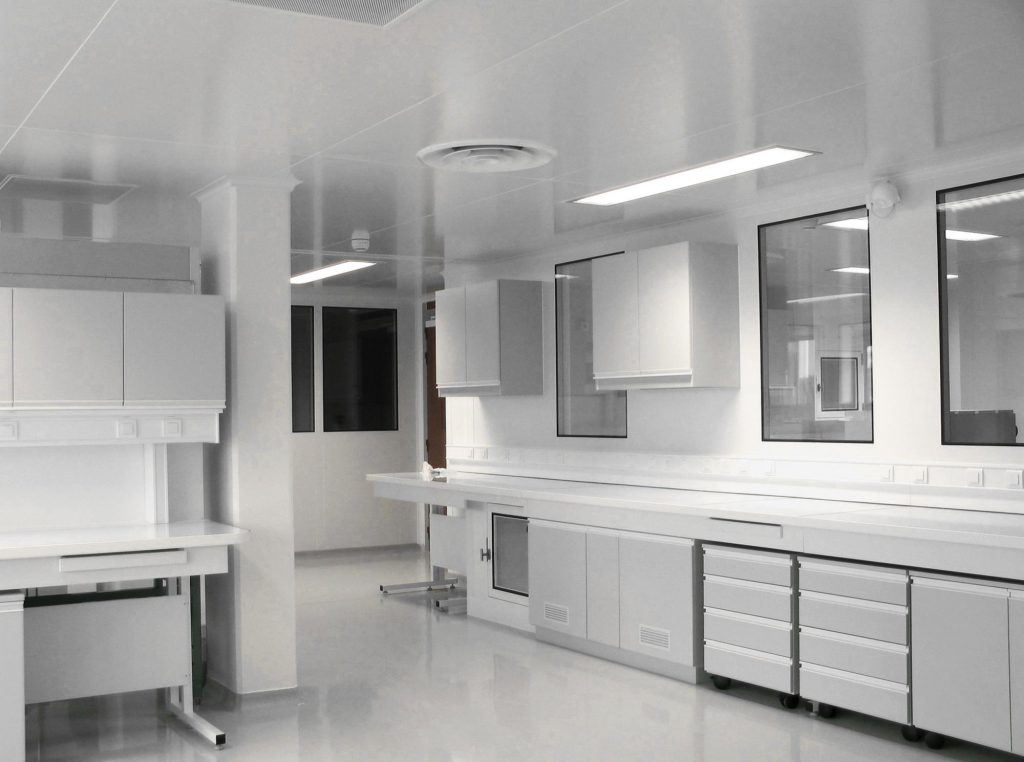 Zmaj cleanroom space with elements. 